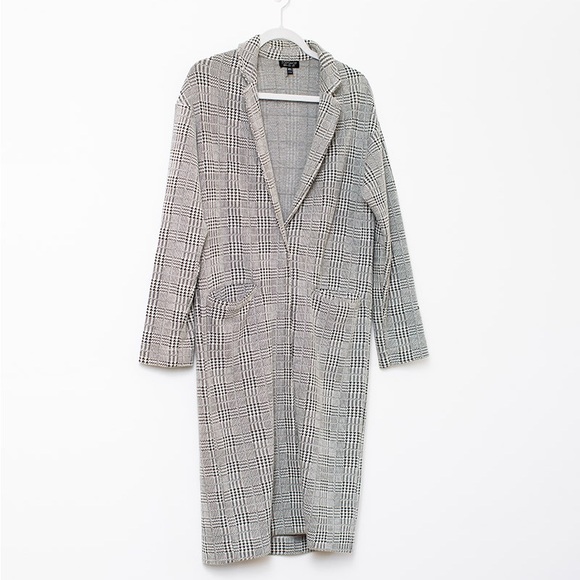 Topshop Plaid Soft Blazer Jacket. Size US 4. - Picture 1 of 3